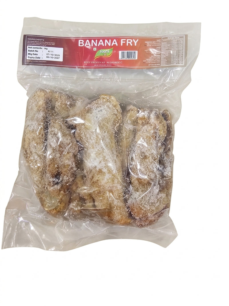 Faani Banana Fry (Pazham Pori) β Frozen Snack (1kg)