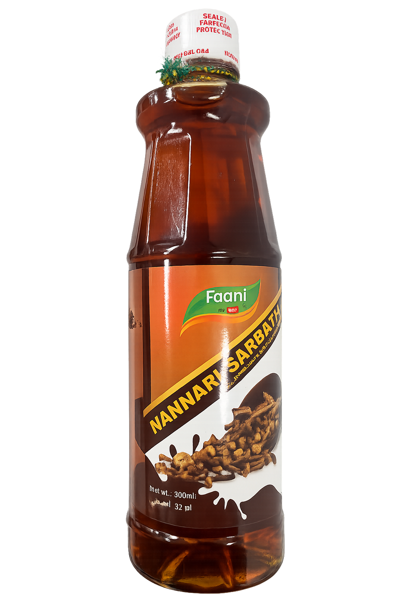 Faani Nannari Sarbath Drink Mix 500ml | Traditional Indian Herbal Syrup