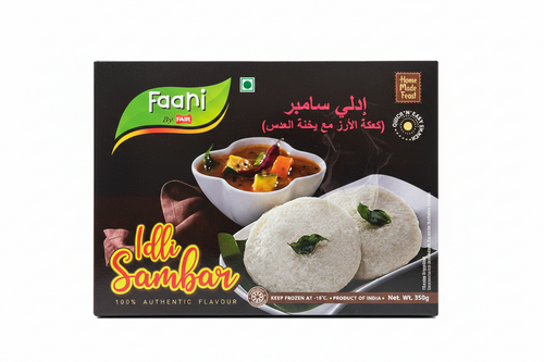 Faani Idli Sambar – Frozen South Indian Meal (350g)